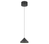 Lámpara de techo colgante Trio Laguna LED negro mate 200cm 336210132