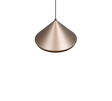 Lámpara de techo colgante Trio Laguna LED marrón café 200cm 336210165