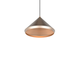 Lámpara de techo colgante Trio Laguna LED marrón café 200cm 336210165