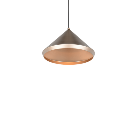 Lámpara de techo colgante Trio Laguna LED marrón café 200cm 336210165