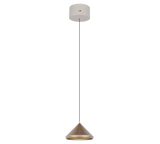 Lámpara de techo colgante Trio Laguna LED marrón café 200cm 336210165