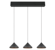 Lámpara de techo colgante Trio Laguna LED negro mate 200cm 336210332