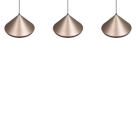 Lámpara de techo colgante Trio Laguna LED marrón café 200cm 336210365