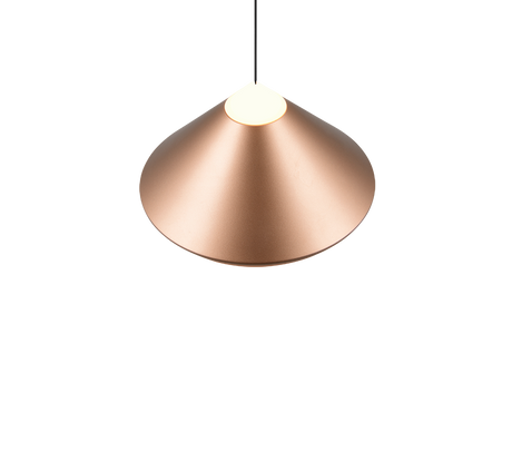 Lámpara de techo colgante Trio Laguna LED marrón café 180cm 336219165