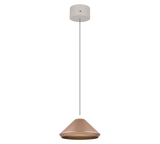 Lámpara de techo colgante Trio Laguna LED marrón café 180cm 336219165