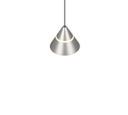 Lámpara de techo colgante Trio Romeo LED níquel mate 200cm 337010107