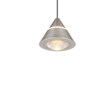 Lámpara de techo colgante Trio Romeo LED níquel mate 200cm 337010107
