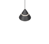 Lámpara de techo colgante Trio Romeo LED negro mate 200cm 337010132