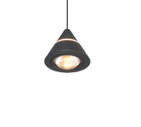 Lámpara de techo colgante Trio Romeo LED negro mate 200cm 337010132