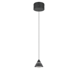 Lámpara de techo colgante Trio Romeo LED negro mate 200cm 337010132