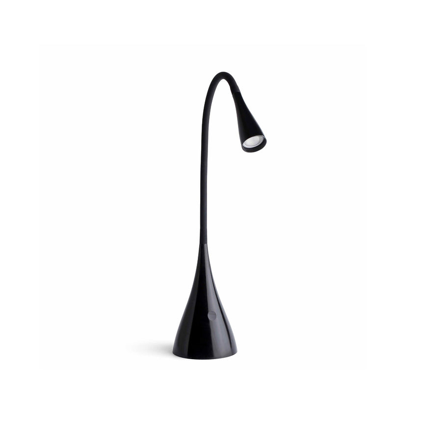Lámpara de mesa Faro Lena LED 4000K negro brillo — ref. 52058 (1)
