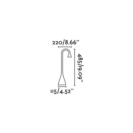 Faro Lena 52058 Lena,Flexo LED negro