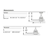 Ventilador de techo con luz Faro Alo motor DC palas de madera LED pino 2700-6500K CCT Ø152cm 3 palas 33719DC