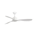 Ventilador de techo sin luz Faro Luzon motor DC blanco mate Ø132cm 3 palas 33750DC