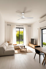 Ventilador de techo sin luz Faro Luzon motor DC blanco mate Ø132cm 3 palas 33750DC - vista alternativa