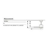 Ventilador de techo sin luz Faro Luzon motor DC blanco mate Ø132cm 3 palas 33750DC - imagen 3