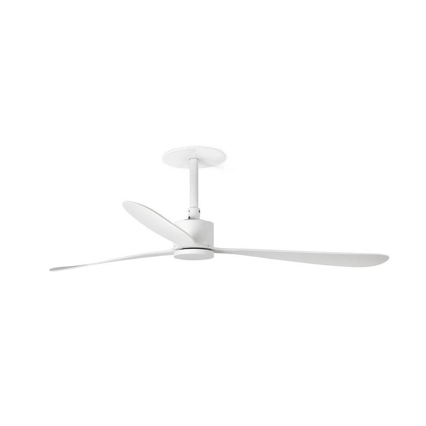 Ventilador de techo Faro Amelia Recessed L blanco mate 3 palas motor DC Ø132cm 33760R