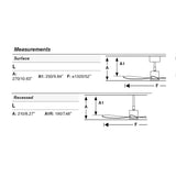 Ventilador de techo sin luz Faro Amelia motor DC blanco mate Ø132cm 3 palas 33760WT