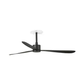 Ventilador de techo Faro Amelia Recessed negro mate 3 palas motor DC Ø132cm 33761R