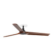 Ventilador de techo Faro Heywood Recessed LED L nogal oscuro 3 palas motor DC Ø132cm 33809R — vista 1