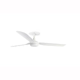 Ventilador de techo Faro Punt Recessed M blanco mate 3 palas motor DC Ø130cm 33814R