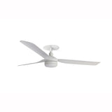 Ventilador de techo con luz Faro Punt Recessed M LED blanco mate 3 palas motor DC 2700-4000K Ø132cm 33814R1S
