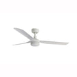 Ventilador de techo con luz Faro Punt M LED blanco mate 3 palas motor DC 2700-4000K Ø132cm 33814WT1S — vista 1