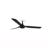 Ventilador de techo Faro Punt Recessed M negro mate 3 palas motor DC Ø130cm 33815R