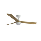 Ventilador de techo con luz Faro Punt M LED arce 3 palas motor DC 2700-4000K Ø132cm 338161S