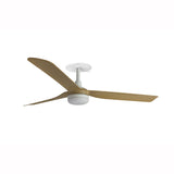 Ventilador de techo con luz Faro Punt Recessed M LED arce 3 palas motor DC 2700-4000K Ø132cm 33816R1S