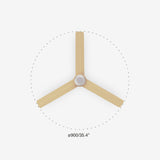 Faro Ventilador techo MINI PUNT 3 palas madera 90cm 10W regulable 33821-1TW