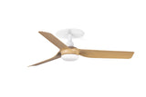 Ventilador de techo Faro Mini Punt Recessed S arce 3 palas motor DC Ø90cm 33821R