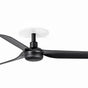 Ventilador de techo Faro Mini Punt Recessed S 3 palas motor DC Ø90cm negro mate — ref. 33822R (1)