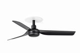 Ventilador de techo Faro Mini Punt Recessed S 3 palas motor DC Ø90cm negro mate — ref. 33822R (1)