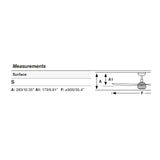Ventilador de techo con luz Faro Mini motor DC palas de madera LED nogal 2700-6000K CCT Ø90cm 3 33823WT-1TW