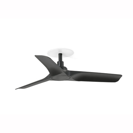Ventilador de techo Faro Hey Recessed LED S 3 palas motor DC Ø90cm negro mate — ref. 33825R (1)