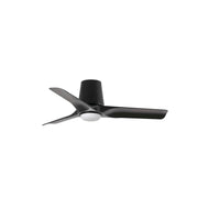 Ventilador de techo con luz Faro Hey Tub LED S negro mate 3 palas motor DC 2700-4000K Ø90cm 33827WT1S — vista 1