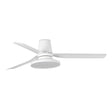 Ventilador de techo con luz Faro Punt Tub M Tak LED blanco mate 3 palas motor DC 4000K Ø132cm 33828WT2C — vista 1