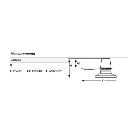 Medidas y dimensiones Faro Punt Tub M Tak LED blanco mate 33828WT2W (cm)
