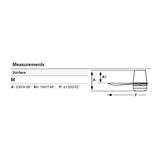 Ventilador de techo con luz Faro Punt Tub M LED arce 3 palas motor DC 2700-4000K Ø132cm 338291S
