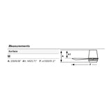 Ventilador de techo sin luz Faro Punt motor DC palas de madera negro mate Ø130cm 3 palas 33830WT