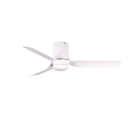 Ventilador de techo sin luz Faro Mini motor DC blanco mate Ø90cm 3 palas 33832