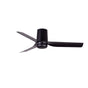 Ventilador de techo sin luz Faro Mini motor DC Ø90cm 3 palas negro mate — ref. 33834 (1)