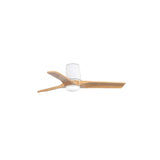 Ventilador de techo con luz Faro Heywood Tub LED S pino 3 palas motor DC 2700-4000K Ø90cm 338361S