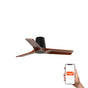 Ventilador de techo Faro Heywood Tub S 3 palas motor DC Ø90cm nogal oscuro — ref. 33837WT (1)