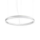 Lámpara colgante Ideal Lux Crown cristal LED 43W Ø80cm blanco — ref. 339146 (1)