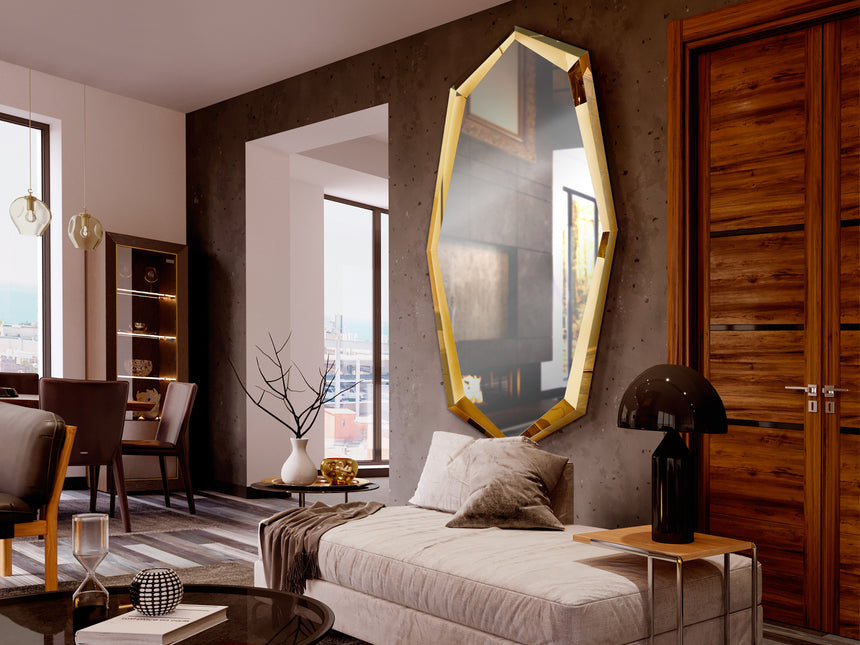 Espejo Schuller London acero oro brillo 90x180cm 339421 — vista 2