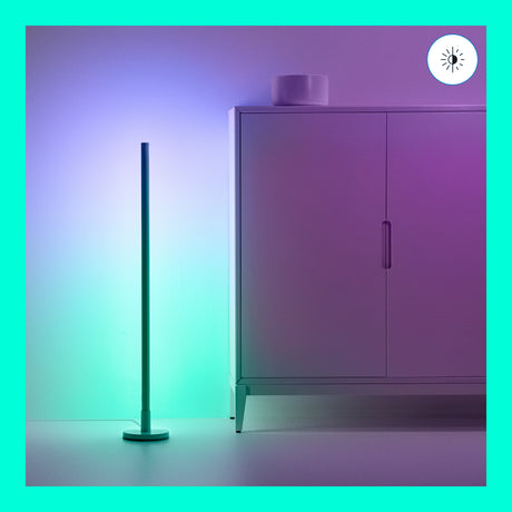 WiZ White and Color Ambiance Lámpara de mesa RGBW 12W 1080lm 55437500 - imagen 10 | Philips