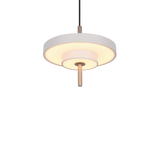 Lámpara de techo colgante Trio Keaton LED gris cálido 150cm 340210176
