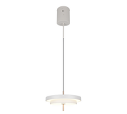 Lámpara de techo colgante Trio Keaton LED gris cálido 150cm 340219176